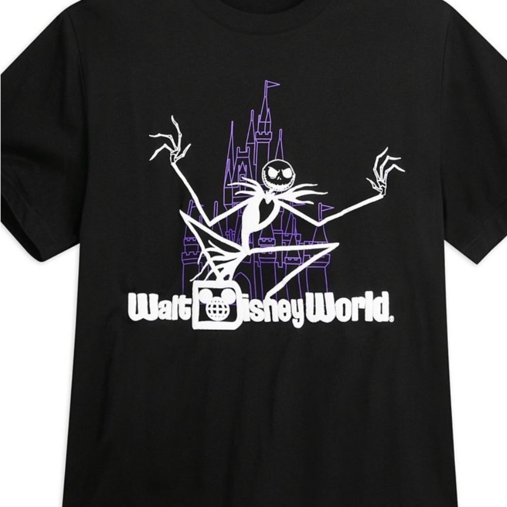 NWT Disney Parks 2024 WDW Jack The Skeleton T Shirt Size Small